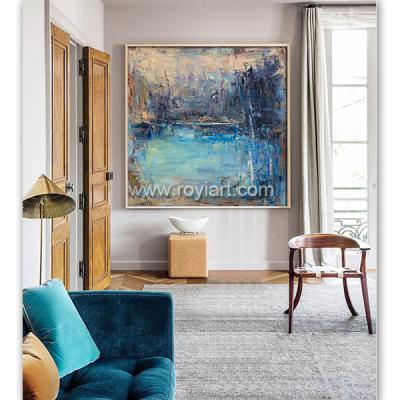 China High Quality Environmental Materials Handmade Modern Canvas Abstract Oil Painting for sale