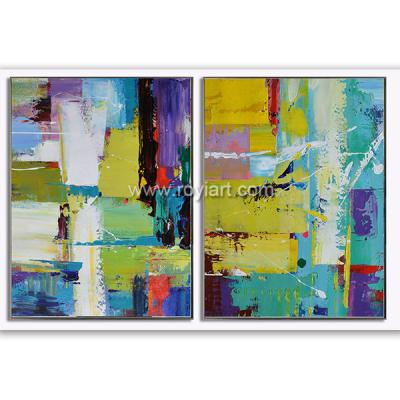 China Environmental Materials Office Canvas Pop Art Decorative Modern Abstract Oil Painting Wall Art Design for sale