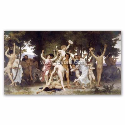 China Environmental Materials The Youth Of Bacchus 1884 Oil Painting Reproduction On Canvas By William-Adolphe Bouguereau for sale