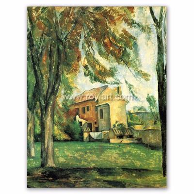 China Environmental materials The pond Bouffan des jas des 1878 painting reproductions by Paul Cezanne for sale