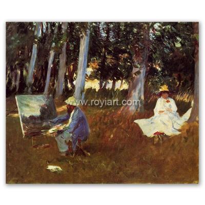 China Environmental Materials Claude Monet Painting By The Edge Of A Wood Handmade Art Reproduction Monet Oil Painting for sale