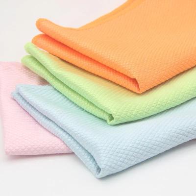 China Viable Factory Glass Towel Water Absorption Fishing Scale Microfiber Cleaning Cloth Cloths for sale