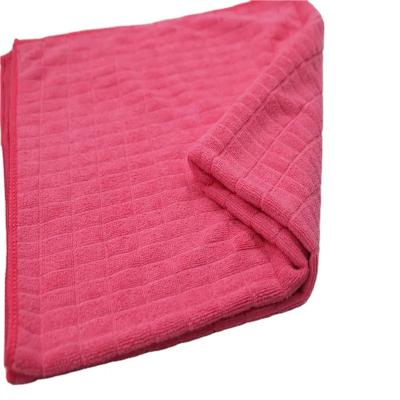 China Factory Manufacturer Jiuli Microfiber Cleaning Cloth Viable Microfiber Hand Towel With Strips for sale