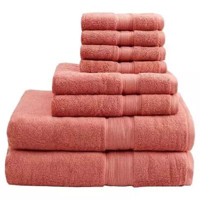 China Factory Manufacturer Embroidery Bath Towels Small Viable Affordable Price Customized 100% Cotton for sale