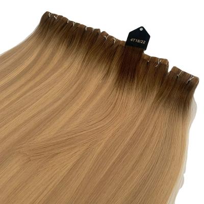 China Curly Curl Invisible Tape In Double Drawn Brazilian Remy Hair Extensions for sale