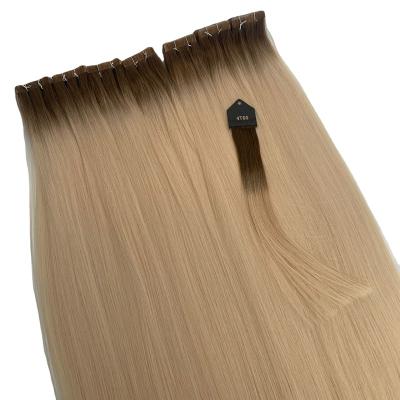 China European Curly Curly Hair Cuticle Aligned Invisible Tape In Remy Hair Extension for sale