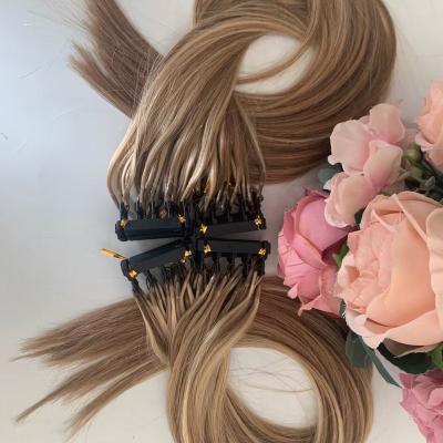 China High Quality Vendors 6d Hair Extensions Virgin Balayage Hair Factory Color Silky Straight Wave Hair Extensions for sale