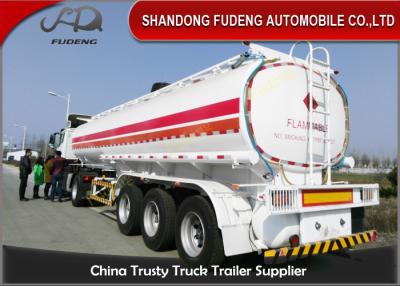 China 3 axles fuel tanker trailer 40000 liters fuel Tanker trailer gasoline transport truck trailer for sale