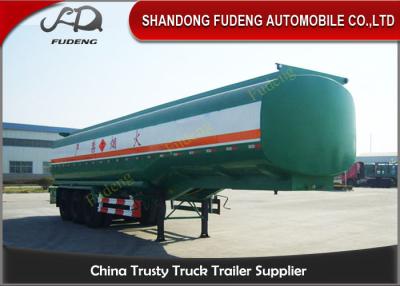 China 3 Axles Diesel / Petrol Tanker Trailers  , 45000 L Carbon Steel Semi Tanker Trailers for sale