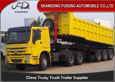 China 30 Cubic Meters Landing Gear 28t Dump Semi Trailer for sale