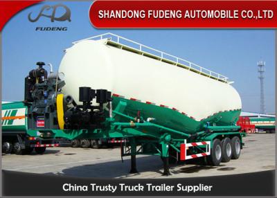 China 50 CBM 55 CBM 60 CBM Bulk Cement Tanker Trailer bulk cement powder cargo tanker for sale