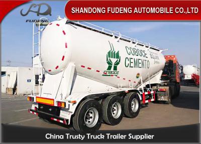 China 55 CBM Cement Bulk Trailer Steel Tank Body /  Tri Axle Cement Bulk Truck  for sale