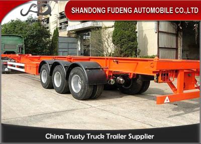 China 20ft 40ft Container Chassis Trailer ,  Frame Twist Lock Container Semi Trailer  for sale