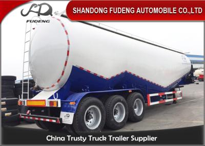 China 80 ton de Bulk van het de Aanhangwagen Mobiele Horizontale Cement van de Cementtanker van de de Vliegassilo Semi Aanhangwagen Te koop