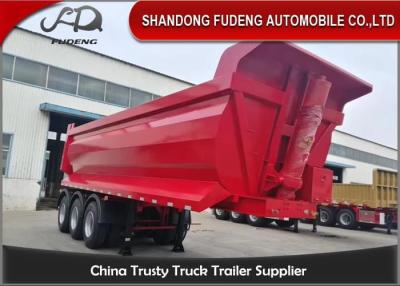 China 3Axles 30 Tons Dump Semi Trailer 25-30 Cubic Meters Transport Stone Tipper for sale