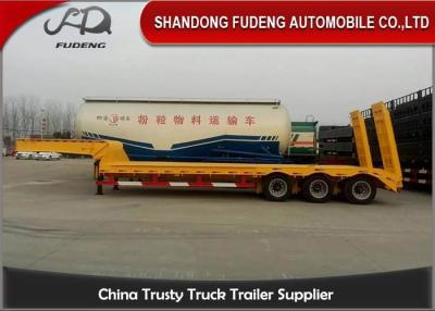 China Vervoergraafwerktuig 3 As 40 Semi Lage het Bedaanhangwagen van Voet 60t Te koop