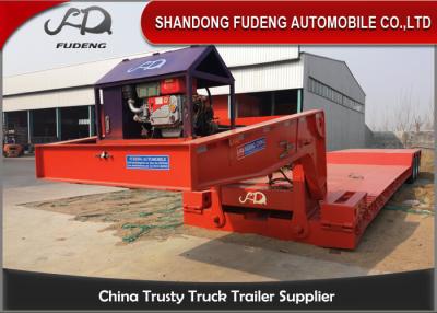 China Heavy Equipment 15M 3 Axle Detachable Gooseneck Trailer for sale