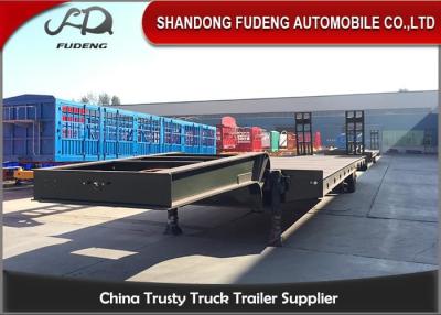 China Aangepaste As 4 13 Meters van Lowboy de Semi Aanhangwagen Te koop