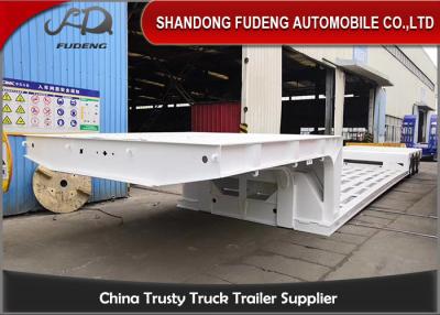 China 13*3*1.65m 6 Hydraulische Lage het Bedaanhangwagen van het Assenstaal 100T Te koop