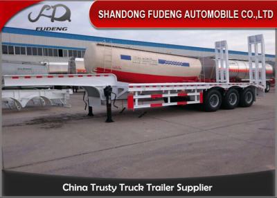 China Q345B 3 Lage het Bed Semi Aanhangwagen van de Assen Mechanische Ladder 70T Te koop