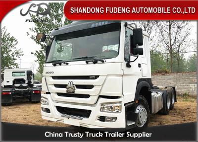 China Q345B de Tractor Hoofdvrachtwagens van de Koolstofstaal Tweede Hand 420HP Te koop