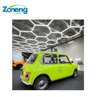 China Custom designed in high current 6500K hexagon led light car garage car detiling light led light for sale