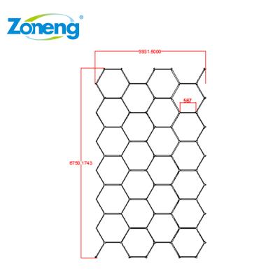 China China Manufacturer Detailing Light Stand Combo Hexagon Lighting Decoration Good Car Workshop Price for sale