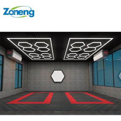 China Professional Manufacturer Hexagonal Ceiling Led Lights Car Repair Maintenance Shop Rectangular Garage Lights ZT1018 for sale