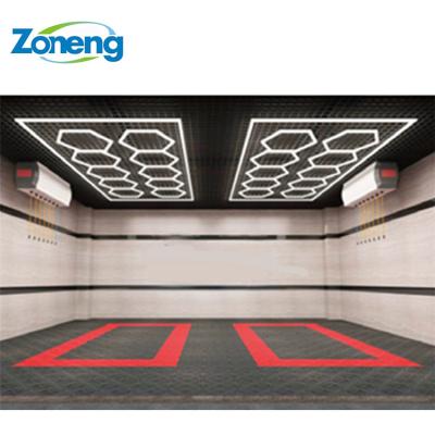 China High quality cheap car repair shop garage parking ceiling led hexagonal rectangular lights ZT1058 for sale