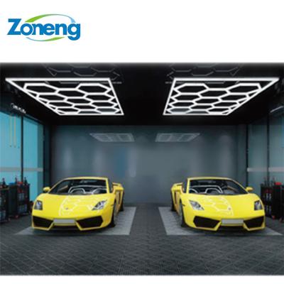 China Luxury Wholesale Price Garage Parking Lot Ceiling Led Hex Rectangle Lamp Car Repair Shop Station Lamp for sale