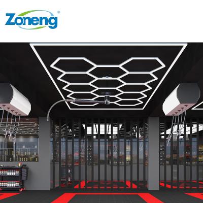 China Factory sell luxury hexagonal ceiling light led detailing light led work light garage lamp ZT6028 for sale