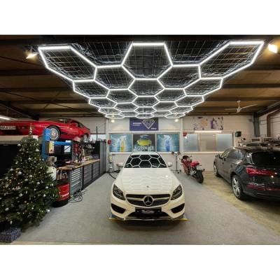 China New customs showroom lead the hex 23l parking ceiling ceiling car repair shop garage garage light for sale