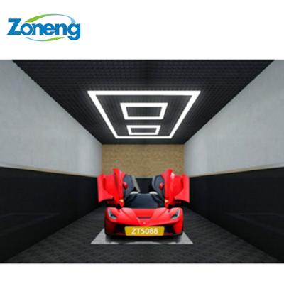 China Hot Selling Seamless and Easy Installation Rectangle Ceiling Light Auto Repair Shop Led Lighting Garage Light for sale