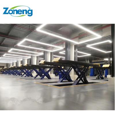 China Seamless and easy installation factory supplies led rectangular lights on ceiling of car repair and maintenance store basement parking lot for sale