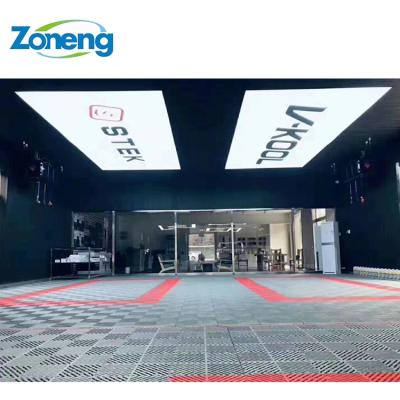 China Wholesale High Quality Seamless and Easy Installation Fashion Car Repair Maintenance Shop Customized Ceiling Led Film Rectangular Soft Light for sale