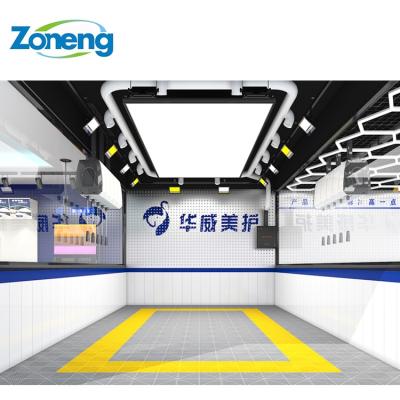 China Seamless And Easy Installation Chinese Manufacturer Auto Repair And Maintenance Shop Ceiling Led Film Rectangular Soft Lamp for sale