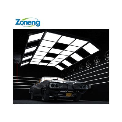 China Seamless and easy installation factory direct sales car repair and maintenance shop ceiling led flat light Multi-rectangular for sale