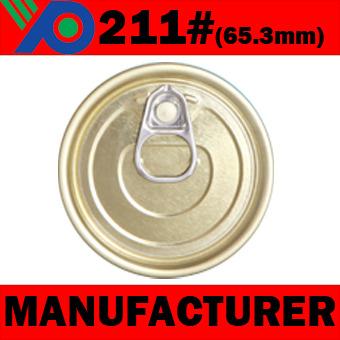 China 211 child safe eoe easy open lid for canned food for sale