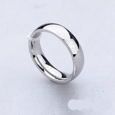 China Long Color Keeping Tone Plated Initial Bands Simple Simple Ring Covered 316L Stainless Steel Women Custom Rings Rings Unisex Jewelry for sale