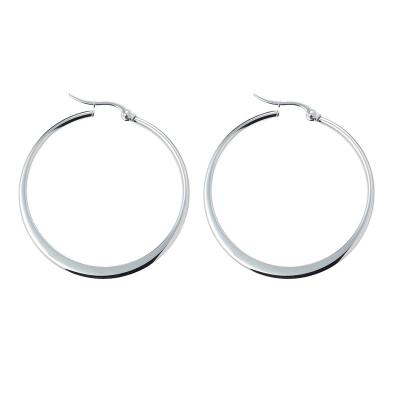 China Long color keeping hot big round circle earring ring in different sizes promotion price women jewelry for sale