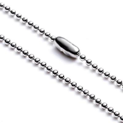 China Custom Length Chain Stainless Steel Casual / Sporty Chain For Necklaces For Long Ball Pendant Chain for sale