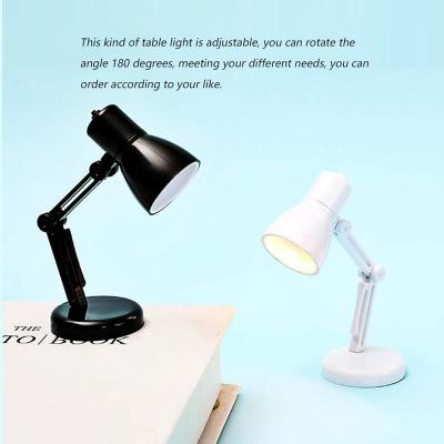 China Mini Book Clip Lamp PVC Small Book Night Lamp Small Bedroom Lamp for sale