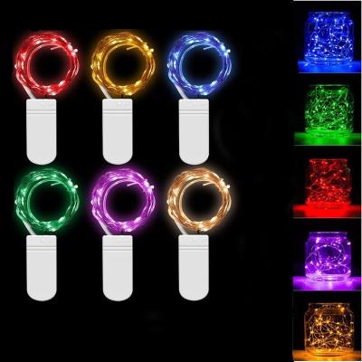 China Hotel 1/2/3/5m Outdoor Waterproof LED String Bottle Light Copper Wire Fairy Light Battery Operated String Lights For Bedroom Decor for sale