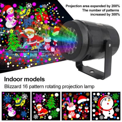 China Family Party Plastic Holiday Atmosphere Christmas Projector Decor Christmas Light Special Stage LED Lamp for sale