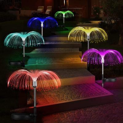 China ROAD Solar Garden Lights 7Color Changing Waterproof Outdoor Decorative Solar Jellyfish Light for Yard Patio Garden Pathway Decoration for sale