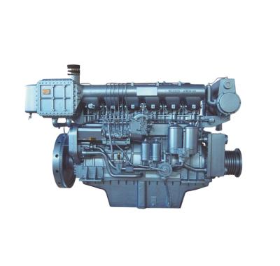 China Brand New Water Cooled Weichai WD12C350-18 Weichai Diesel Engine For Marine for sale