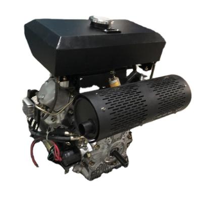 China Brand new water cooled hot sale SDEC 2 cylinders diesel engine R2V92 series engine used for small generator for sale