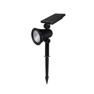 China Garden Hotop Lighting ABS 3.7V Lithium Battery Good Quality Outdoor Waterproof Adjustable Led Garden Light Solar RGB Spot Lights for sale