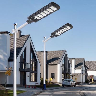 China Hotop Garden Lighting Outdoor Waterproof IP65 50w 100w 200w 300w Energy Saving All In One Led Solar Street Light for sale