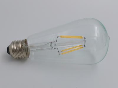 China 360° Warm White 4W ST64 LED Filament Light Bulb For Home Restaurant for sale